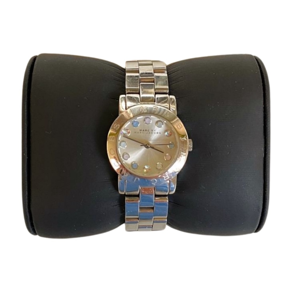 Marc by Marc Jacobs Amy Dexter White Dial Stainless Steel Ladies Watch